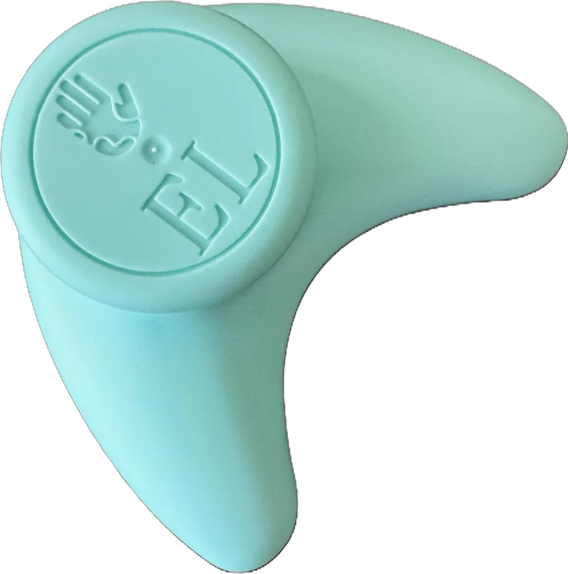 Gentle Scratcher underside, crescent grip body